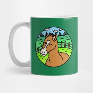 Cute cartoon horse Mug